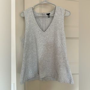 JCrew Sleeveless Structured Top